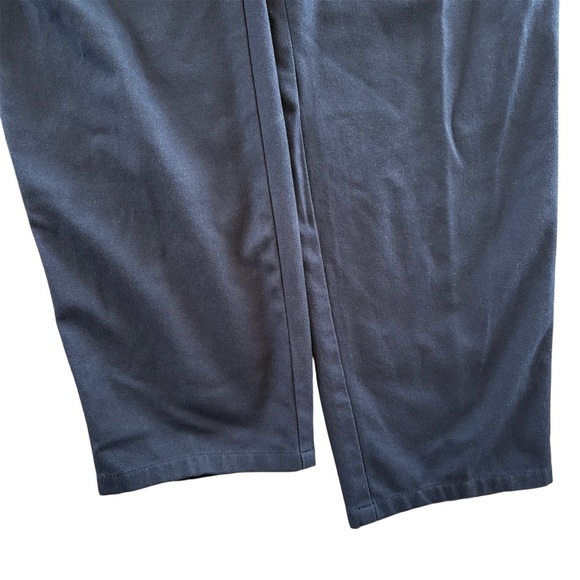 ESCADA Margaretha Ley Pants Size 12 (42 EU) Navy Blue chino Trouser Vintage - Picture 5 of 9